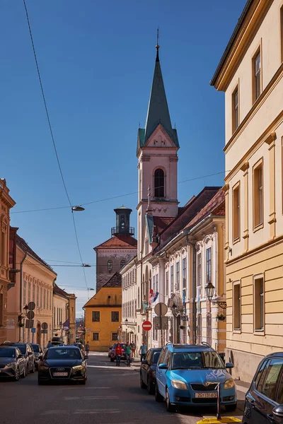 Aziz Kiril Methodius Yunan Katolik Katedrali Zagreb Hırvatistan — Stok fotoğraf