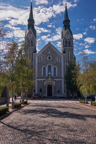Приходская Католическая Церковь Иоанна Крестителя Любляне — стоковое фото