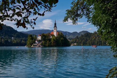 Slovenya 'daki Göl Adası' ndaki Maria Kilisesi 'nin Varsayımı - Kartpostal, Avrupa, Ünlü