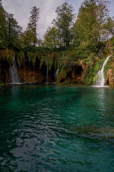 Εθνικό Πάρκο Και Καταρράκτες Λιμνών Plitvice Κροατία — Φωτογραφία Αρχείου