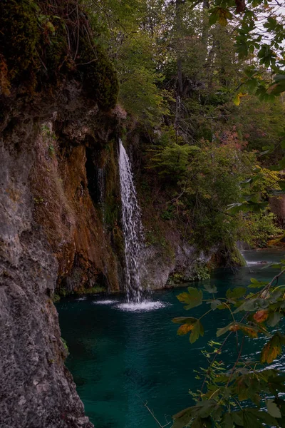 Nationaal Park Plitvice Meren Watervallen Kroatië — Stockfoto