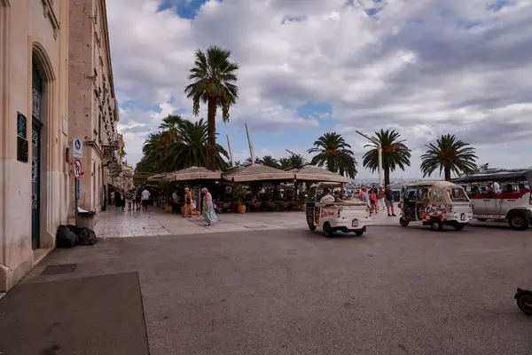 Edificio Veneciano Prokurative Plaza República Split Croacia — Foto de Stock