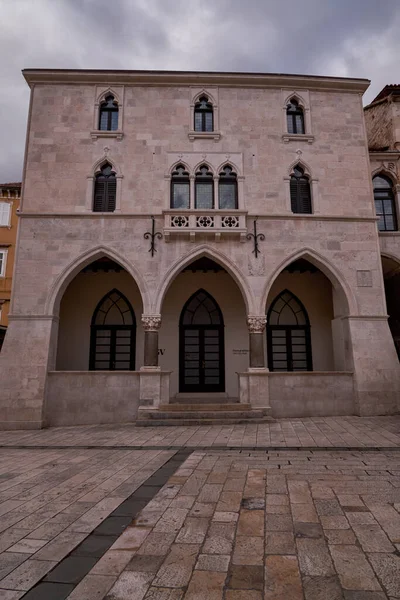 Venetian Building Brace Radica Square Split Horvátország — Stock Fotó