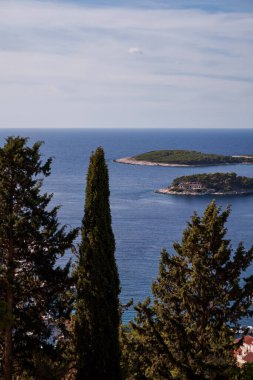 Hvar Town - Hırvatistan 'daki Güzel Deniz Manzarası