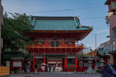 Akihabara 'daki Kanda Shinto Tapınağı - Tokyo, Japonya