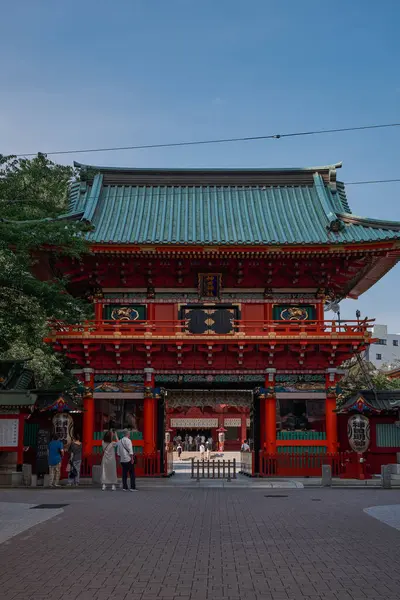 Akihabara 'daki Kanda Shinto Tapınağı - Tokyo, Japonya