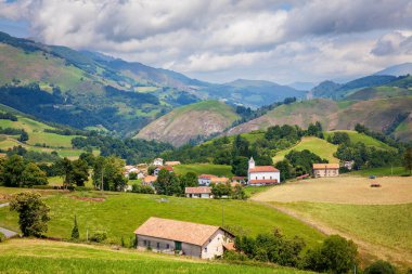 Saint-Jean-Pied-de-Port is a commune in the Pyrnes-Atlantiques department in south-western France. It is close to Ostabat in the Pyrenean foothills. The town is also the old capital of the traditional Basque province of Lower Navarre. 