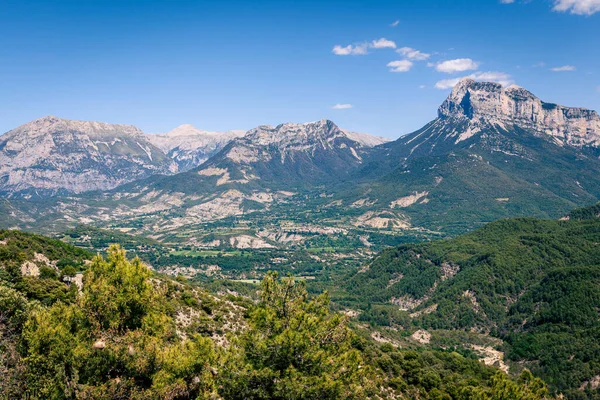 Pena Montanesa Aragonese Penya Montanyesa Conspicuous Rocky Mountainous Outcrop Pre Imagen De Stock