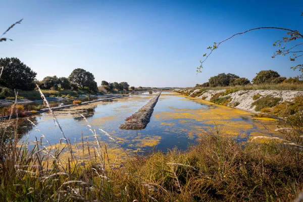 オレロン島の塩沼は ロイヤリティフリーのストック画像