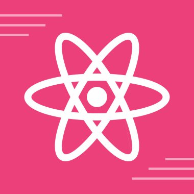 vektör atom simgesi illüstrasyonu