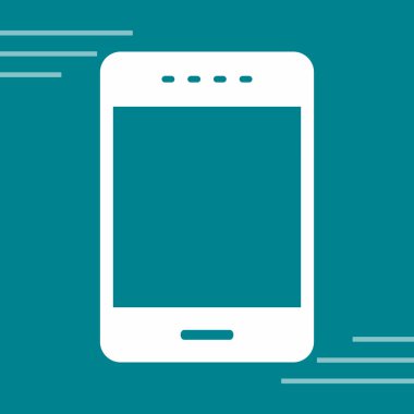 akıllı telefon simgesi tasarımı, vektör illüstrasyonu 10 grafiklik