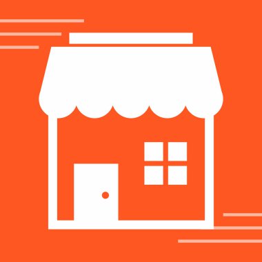 Bir evin vektör illüstrasyonu