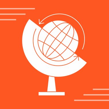 bir dünya simgesine sahip küre