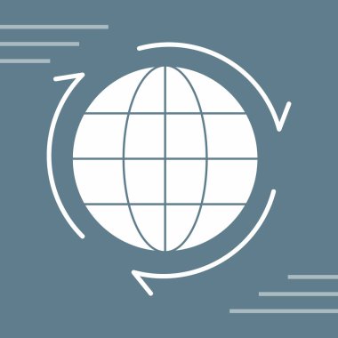 toprak simgesi vektör illüstrasyonu