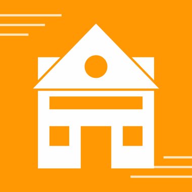 ev simgesi vektör illüstrasyonu