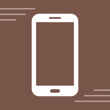 Smartphone Simgesi, vektör illüstrasyonu