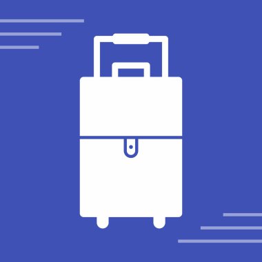 Bagaj simge vektör çizim