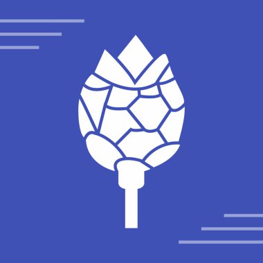 Yaprak ikonu vektör illüstrasyonu