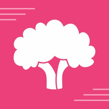 Ağaç simgesi. vektör illüstrasyonu