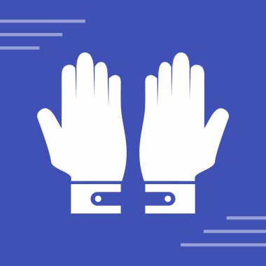 Polis kelepçesi ikon vektör illüstrasyonu