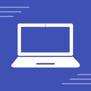 Bilgisayar ekranı. düz dizayn. vektör illüstrasyonu