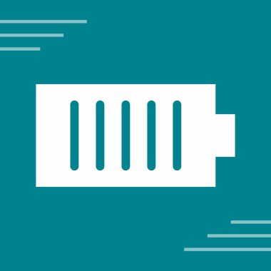 pil simgesi, vektör illüstrasyonu