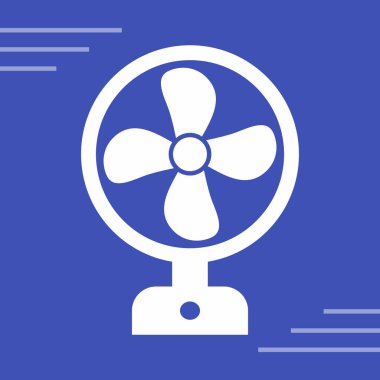 fan simgesi vektör illüstrasyonu