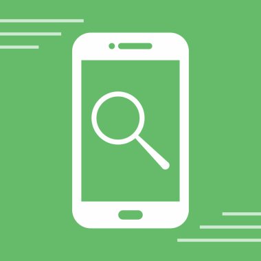 Büyüteç ve telefon