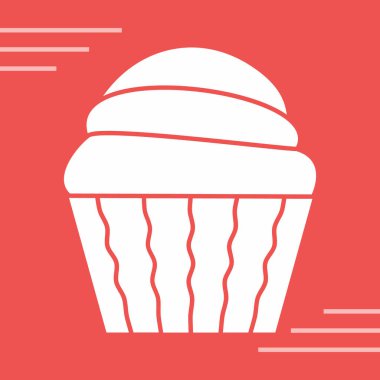 Dondurma ikonu. vektör illüstrasyonu