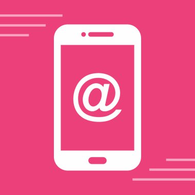 e- posta iletisi simgesi, vektör illüstrasyonu