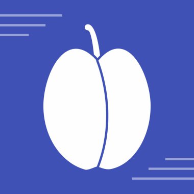 patlıcan simgesi vektör illüstrasyon tasarımı