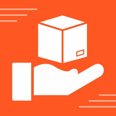 kutu simgesi, vektör illüstrasyonu