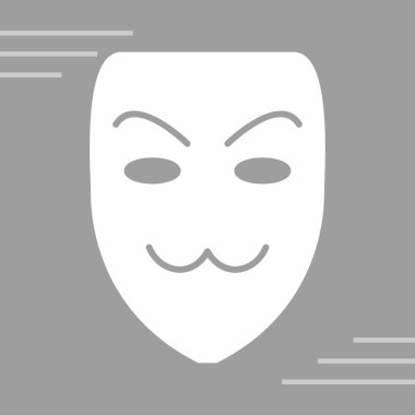 maske simgesi çizimi