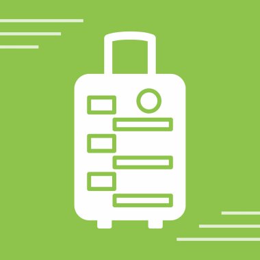 Bagaj simge vektör çizim