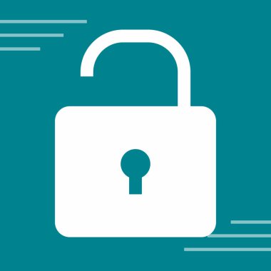 kilit simgesi tasarımı, vektör illüstrasyonu 10 grafik