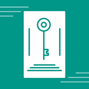 Mavi satır nota nota simgesi yeşil arkaplanda izole edilmiş. vektör.