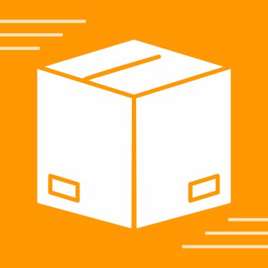 kutu simgesi vektör illüstrasyonu