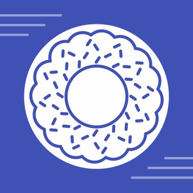 çiçek simgesi vektör illüstrasyonu