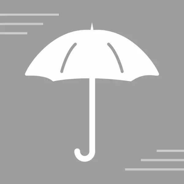 Vektor Illustration Paraplyikon Royaltyfria Stockvektorer