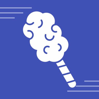 Çubuklu şeker. vektör illüstrasyonu