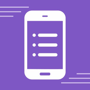 Sohbet mesajı simgesi olan akıllı telefon