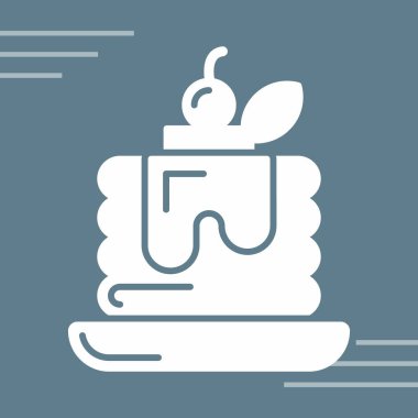 Tek bir diş simgesinin vektör çizimi