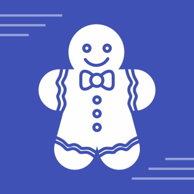 Çizgi film karakteri kardan adam simgesinin vektör çizimi