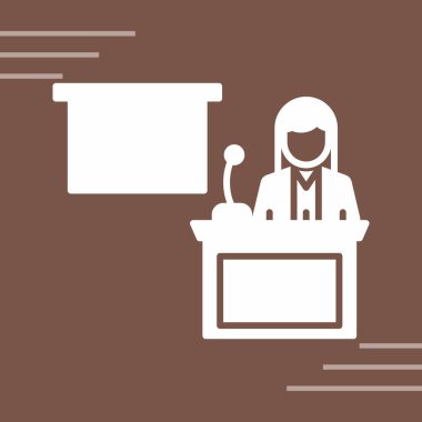 iş insanları simgesi, vektör illüstrasyonu