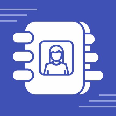 Telefonlu bir kadının vektör çizimi