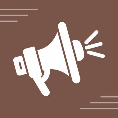 hoparlör bir satır simge vektörü