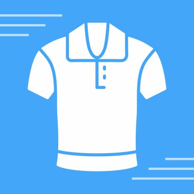 Bir t-shirt 'ün vektör illüstrasyonu