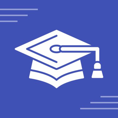 Eğitim simgesi vektör illüstrasyonu