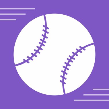 Beyzbol simgesinin vektör illüstrasyonu