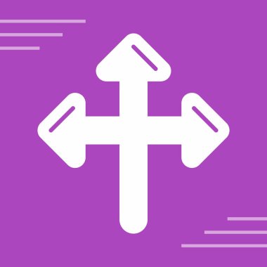 Çapraz çapraz çemberin simgesi